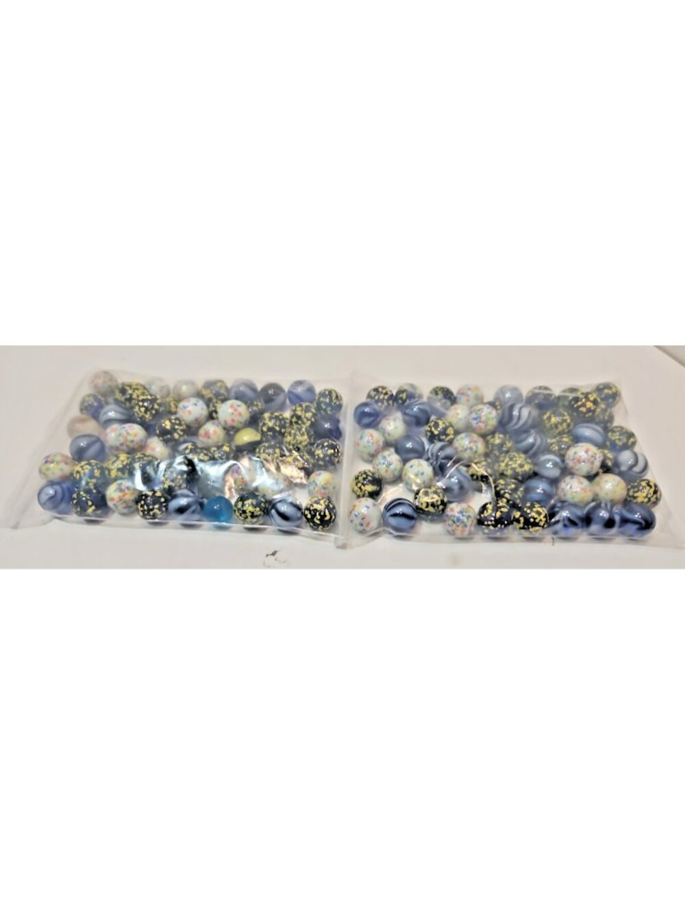 Vintage Lot of Over 1 LB Marbles - Spotted/Mottled - Single and Multi-Colored